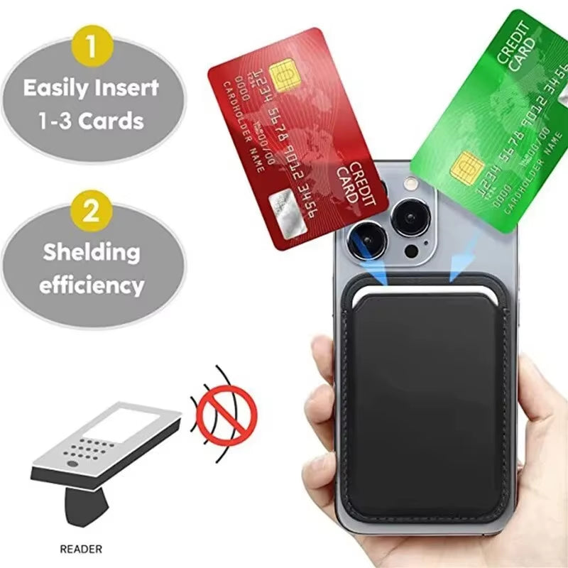 Magnetic Wallet Card Holder Leather Case for Magsafe Iphone 14 16 15 13 12 Pro Max plus 16Pro Phone Mag Safe Cover