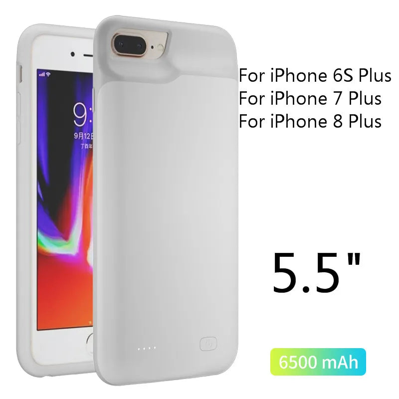 For Iphone 6 6S 7 8 plus X XS Max XR SE 2020 Battery Charger Cases Power Bank for Iphone 11 12 Pro Max Extenal Battery Powerbank