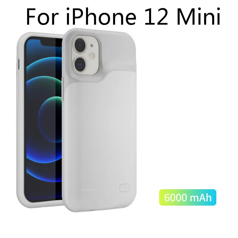 For Iphone 6 6S 7 8 plus X XS Max XR SE 2020 Battery Charger Cases Power Bank for Iphone 11 12 Pro Max Extenal Battery Powerbank