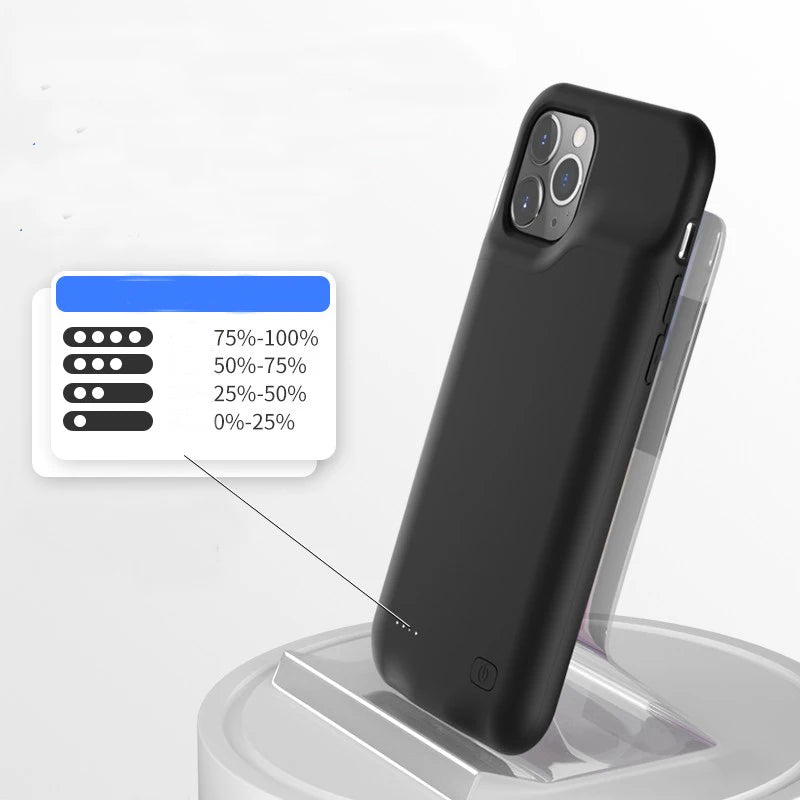 For Iphone 6 6S 7 8 plus X XS Max XR SE 2020 Battery Charger Cases Power Bank for Iphone 11 12 Pro Max Extenal Battery Powerbank