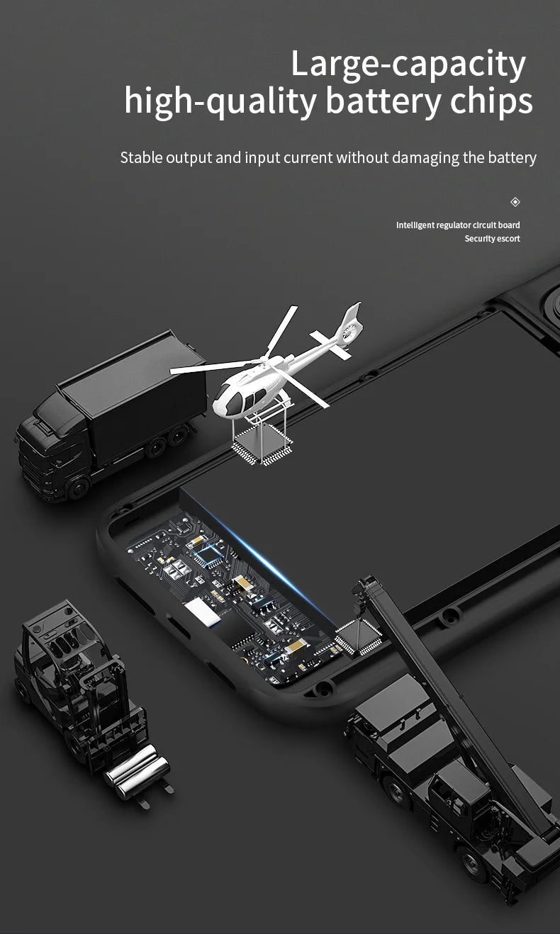 For Iphone 6 6S 7 8 plus X XS Max XR SE 2020 Battery Charger Cases Power Bank for Iphone 11 12 Pro Max Extenal Battery Powerbank