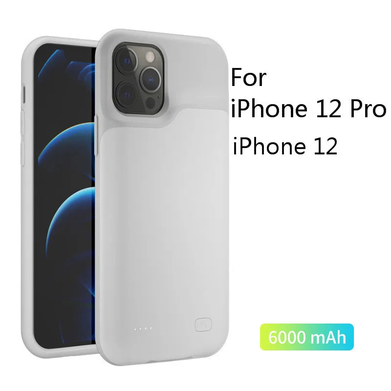 For Iphone 6 6S 7 8 plus X XS Max XR SE 2020 Battery Charger Cases Power Bank for Iphone 11 12 Pro Max Extenal Battery Powerbank