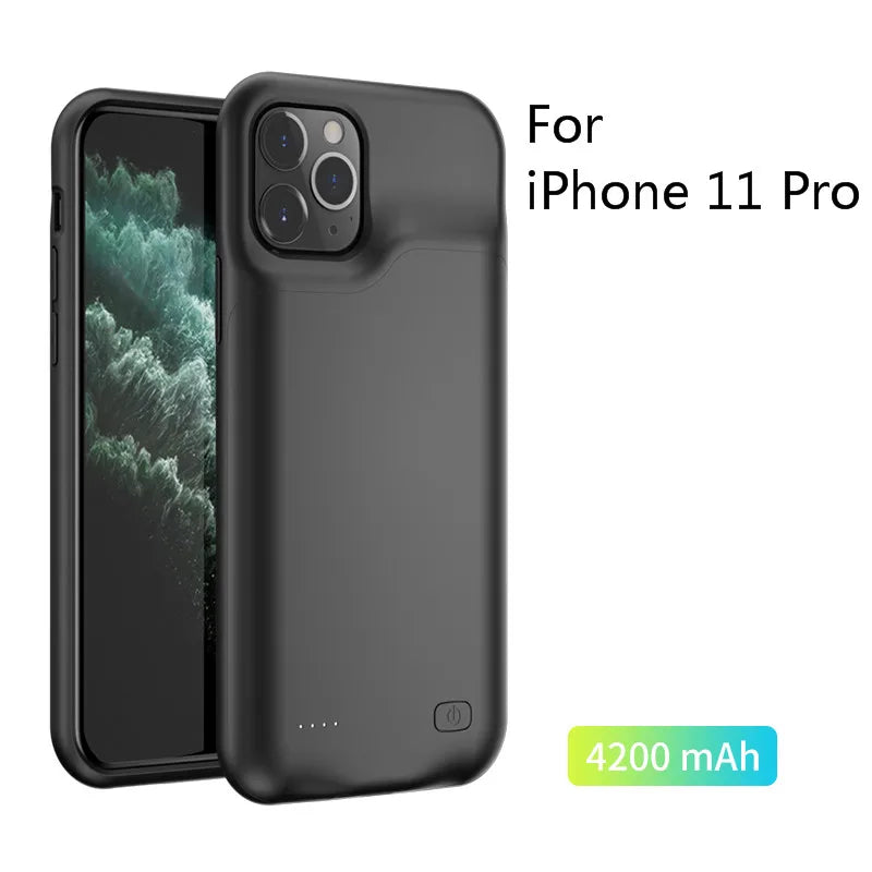 For Iphone 6 6S 7 8 plus X XS Max XR SE 2020 Battery Charger Cases Power Bank for Iphone 11 12 Pro Max Extenal Battery Powerbank