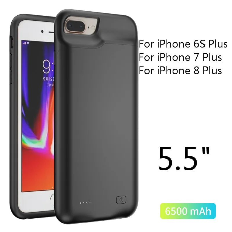 For Iphone 6 6S 7 8 plus X XS Max XR SE 2020 Battery Charger Cases Power Bank for Iphone 11 12 Pro Max Extenal Battery Powerbank