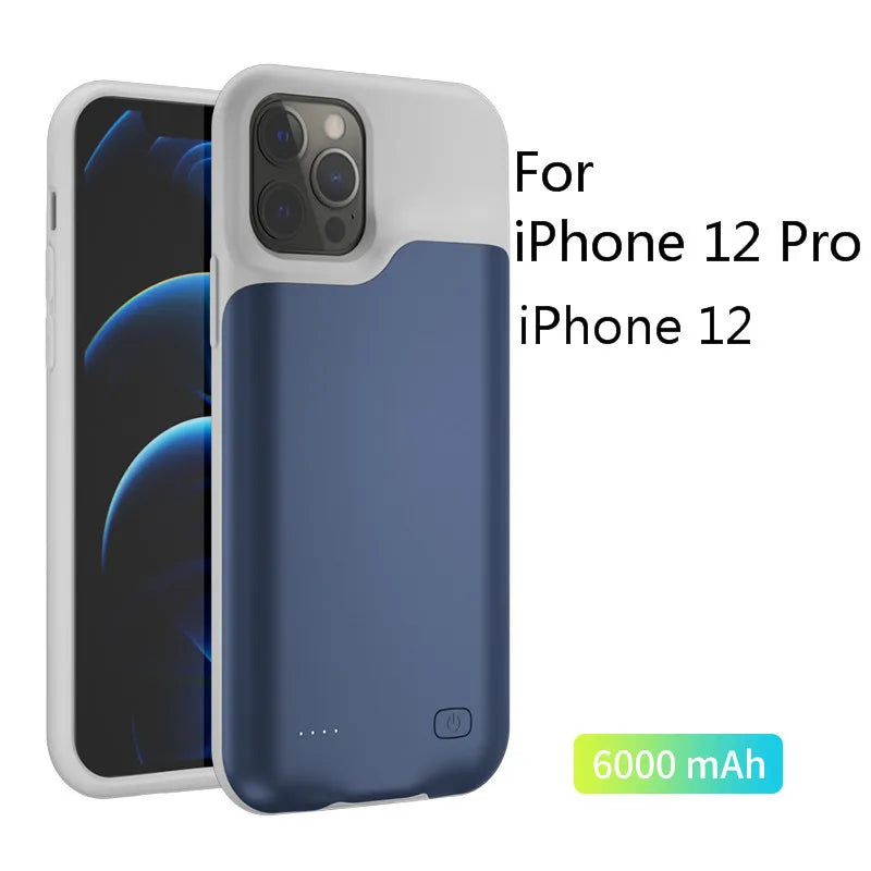 For Iphone 6 6S 7 8 plus X XS Max XR SE 2020 Battery Charger Cases Power Bank for Iphone 11 12 Pro Max Extenal Battery Powerbank