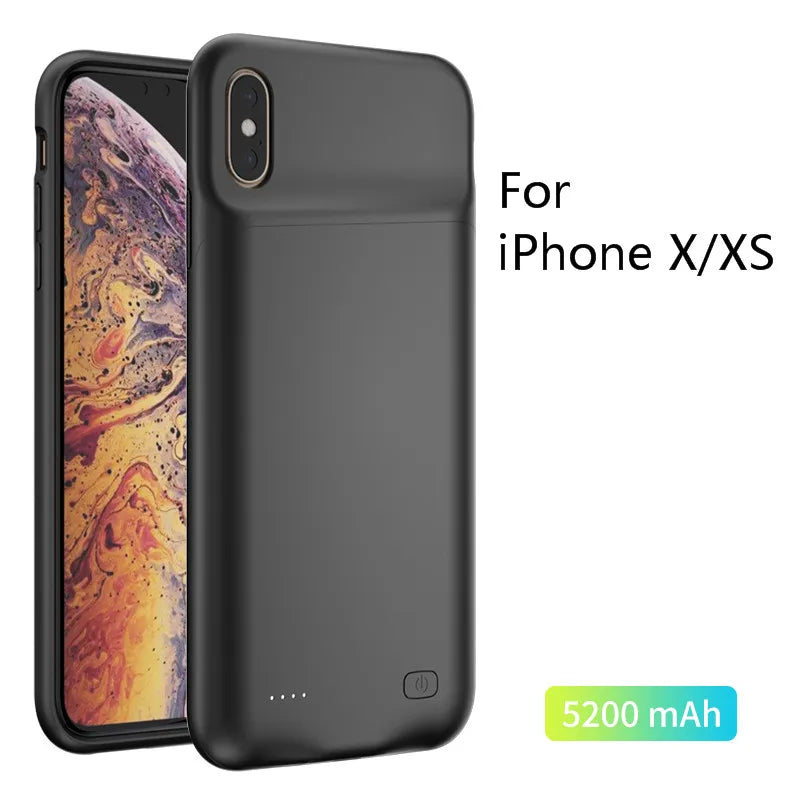 For Iphone 6 6S 7 8 plus X XS Max XR SE 2020 Battery Charger Cases Power Bank for Iphone 11 12 Pro Max Extenal Battery Powerbank