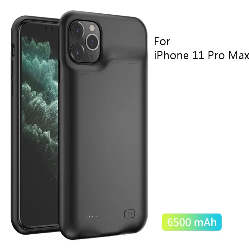 For Iphone 6 6S 7 8 plus X XS Max XR SE 2020 Battery Charger Cases Power Bank for Iphone 11 12 Pro Max Extenal Battery Powerbank
