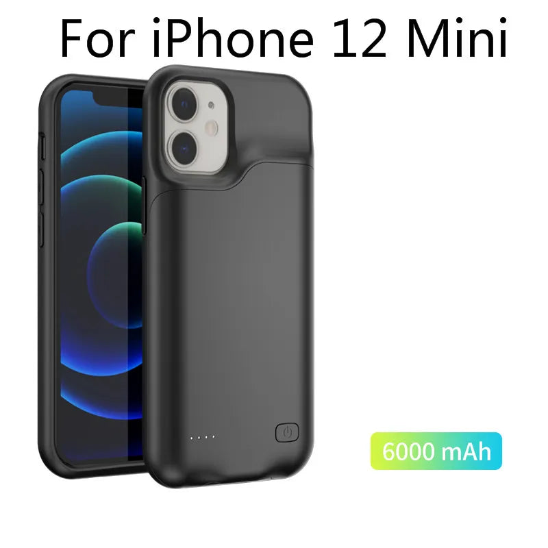 For Iphone 6 6S 7 8 plus X XS Max XR SE 2020 Battery Charger Cases Power Bank for Iphone 11 12 Pro Max Extenal Battery Powerbank
